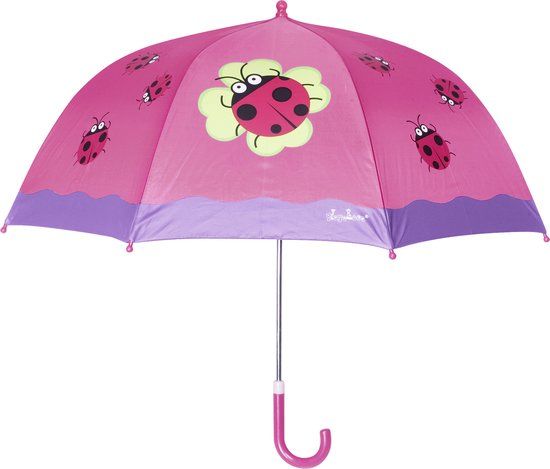 Playshoes Paraplu Lady Bug - roze - Onesize
