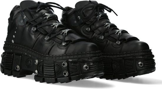 New Rock M-WALL106-S25 Unisex Laars - Zwart - EU43
