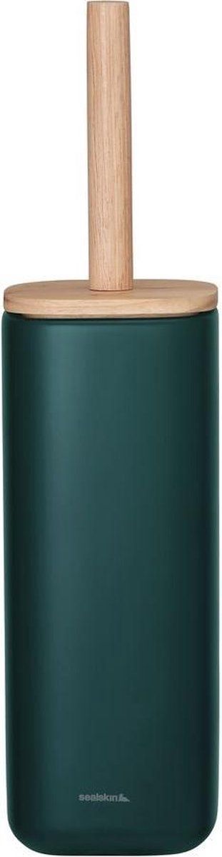 Sealskin Mind Toiletborstel met houder vrijstaand - Donkergroen