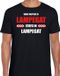 Bellatio Decorations Shoppartners Bv Eindhoven / Lampegat Carnaval verkleed outfit / t-shirt zwart voor heren L