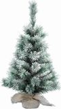 Everlands Mini kerstboom besneeuwd 90 cm