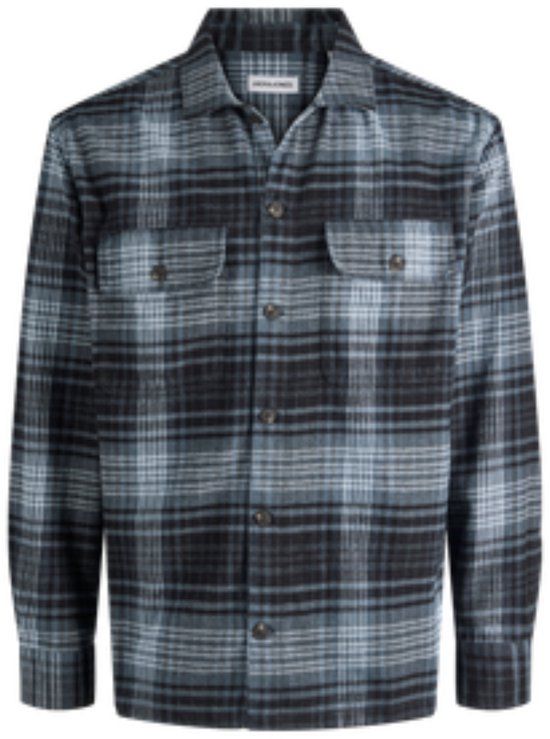 Jack &amp; jones JACK&JONES ESSENTIALS JJECHARGE OVERSHIRT LS NOOS Heren Overhemd Stormy Weather M