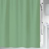 Spirella Douchegordijn Polyester Groen 180x180 cm