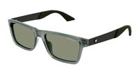Montblanc MB0299S-003 54 Zonnebril Man Recycled Ace Zonnebril, Sport, Meerkleurig (Meerkleurig), Eén maat