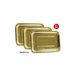 Wat - Rechthoekige gouden trays, 16 x 23 cm, 3 stuks