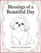 Blessings of a Beautiful Day: A Shih Tzu Coloring Book