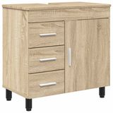 vidaXL Badkamer Vanity Unit Sonoma Eiken 60 x 35 x 60 cm