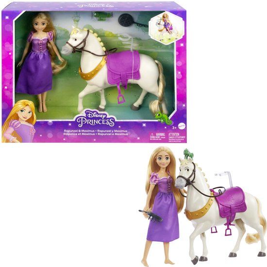 Disney Princess Rapunzel Pop met Paard Maximus