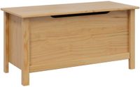 vidaXL Opbergbox HILL Honingbruin 90 x 40 x 45 cm Massief grenenhout