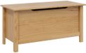 vidaXL Opbergbox HILL Honingbruin 90 x 40 x 45 cm Massief grenenhout
