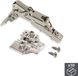 Emuca Potscharnier, D. 35 mm, zijwandmontage, zachte sluiting, opening 165º, met montageplaat Euro, 10 st.