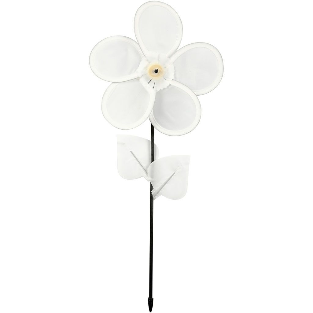 Creativ Company Windspinner - Flower - White - Plastic - Children - 1 pc
