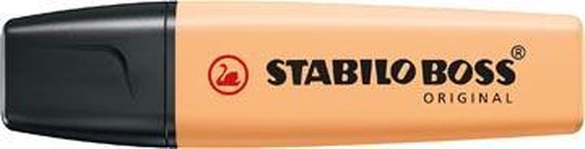 Stabilo Boss Original Pastel - 70/125 - Markeerstift - Zwart, Oranje - 1 stuk