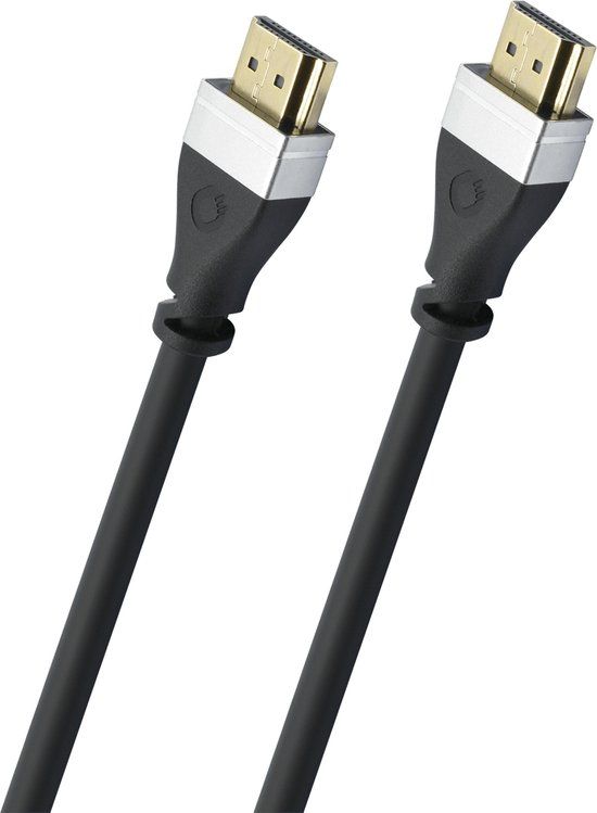 Oehlbach D1C33102 HDMI kabel - 2 m - Zwart