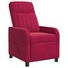 vidaXL Recliner Wijnrood fluweel