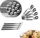 Spies Online Spies Trading 12-delige Escargot Set – RVS Slakkenbord met Slakkentangen & Vorkjes – Slakkenservies voor Gevulde Escargots – Escargot Bestek & Slakkenhouder – Voor Voorgerecht / Diner / Kerstdiner – Zilver