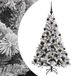 vidaXL Kunstkerstboom met kerstbal 150 cm 150 LED's Warmwit