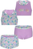B.Nosy Y601-5055 Bikini - Pastel Tropics - Gebloemd - Maat 122/128