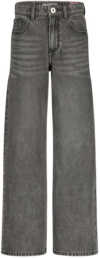 Vingino - Cherry - Meisjes - Relaxed fit jeans - Zwart Denim - Maat 176
