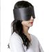 Inf DRAGON ECOM INTERNATIONAL LIMITED 100% zijden slaapmasker voor vrouwen en mannen - Effen DarkGrey