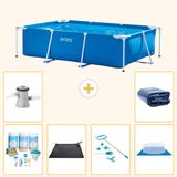Intex Rechthoekig Frame Zwembad - 260 x 160 x 65 cm - Blauw