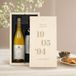 Salentein Coffret à vin dans une caisse gravée - Pinot Noir et Chardonnay