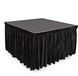 Gear4music 60 x 200 cm Podium Valance Zwart