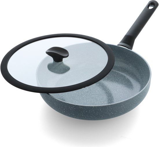 BK Blue Label Granite Hapjespan - 28cm - Keramisch - Geschikt voor alle warmtebronnen