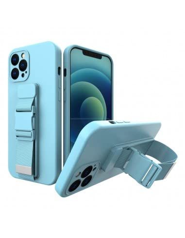 Lmobile Siliconen beschermhoes voor iPhone 13 Pro Max, blauw