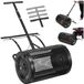Merkloos Latios Compost- en Meststrooier - Gazonstrooier - 76,5 L - 61 cm Werkbreedte - Zwart