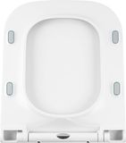 WC-bril - Soft Close - WC-bril - O-vorm - Toilet - Vierkant - Deksel - Wit