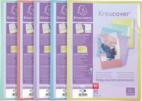 Exacompta 10x Showalbum Kreacover Pastel A4 Geassorteerd