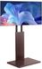 Latios Support TV de table - Support TV de bureau - Noir/Brun - Acier - 32-70 pouces - Max. 45 kg - VESA 600x400 mm