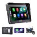 VEVOR Motorfietsnavigatiesysteem 7-inch met Apple CarPlay en Android Auto draadloos
