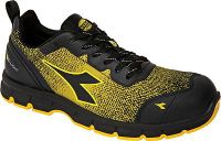 Utility Diadora Utility Run Atom Evo Low S3s Sc Fo Sr Esd Brand- en veiligheidsschoenen voor heren, Utility Geel Zwart
