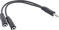 InLine 99300 audio kabel 0,2 m 3.5mm Zwart