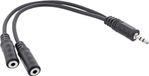InLine 99300 audio kabel 0,2 m 3.5mm Zwart