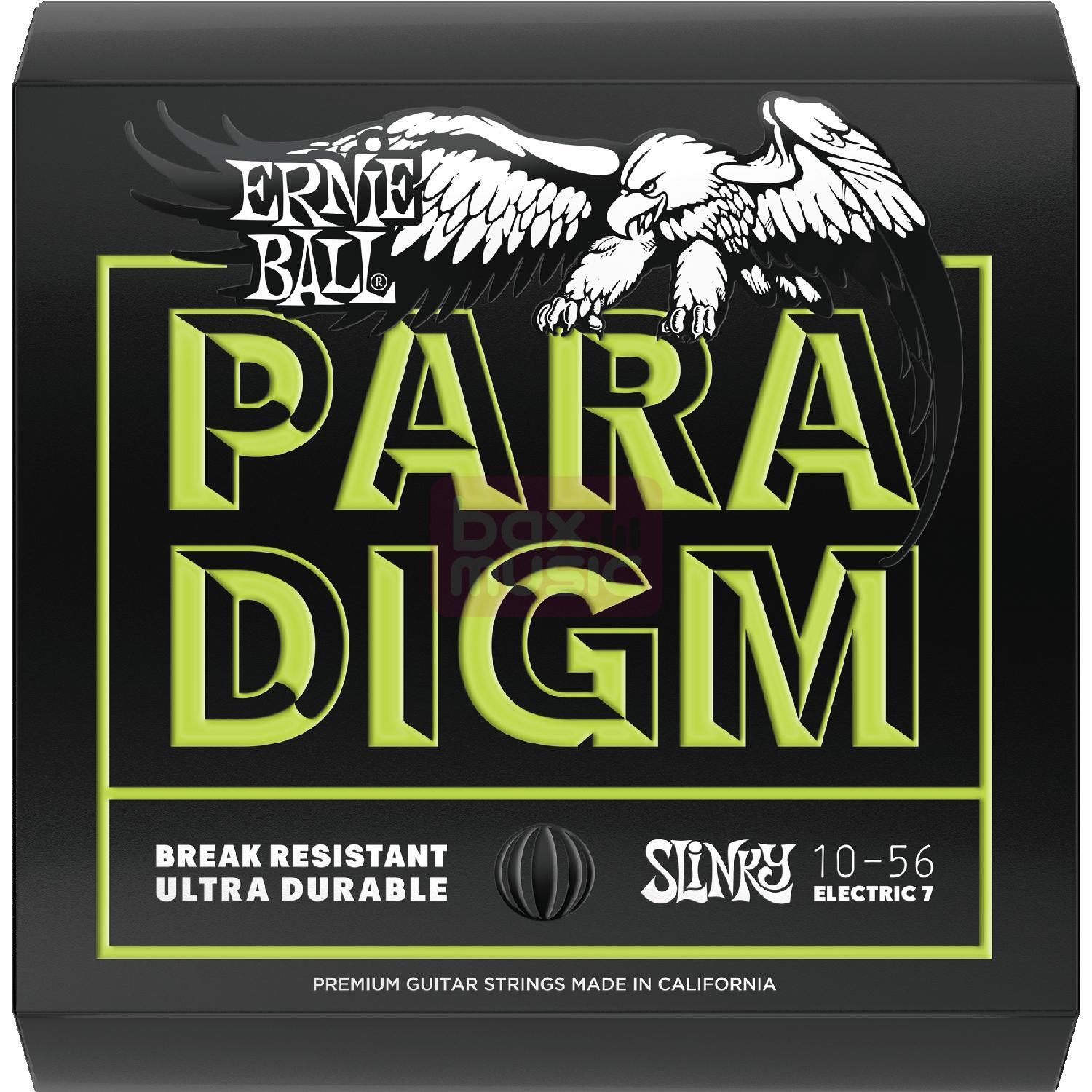 Ernie Ball 2028 Paradigm Regular Slinky 7-String 10-56 snarenset