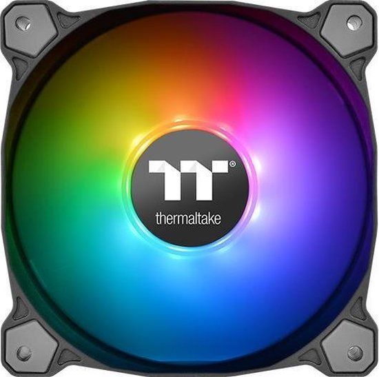 Thermaltake Pure 12 ARGB Sync - 3x PC Fan - Black, RGB