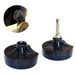 JILINWEI 2 stuks adapter voor Addi breimachine boor, snelgebreide stroomadapter, crank handvat adapter, elektrische schroevendraaier bevestiging Express (22 naalden)/King Size (46 naalden), zwart