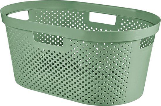 Curver Infinity Recycled Dots Wasmand - 40L - Groen