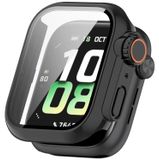 Wigento Honor Watch 5 Beschermhoes van kunststof PC met gehard H9-glas, zwart