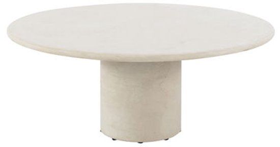 4 Seasons Outdoor Hampton low dining tafel zand rond mortex dia. 160 cm