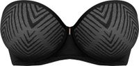 Freya Tailored Strapless BH - Zwart