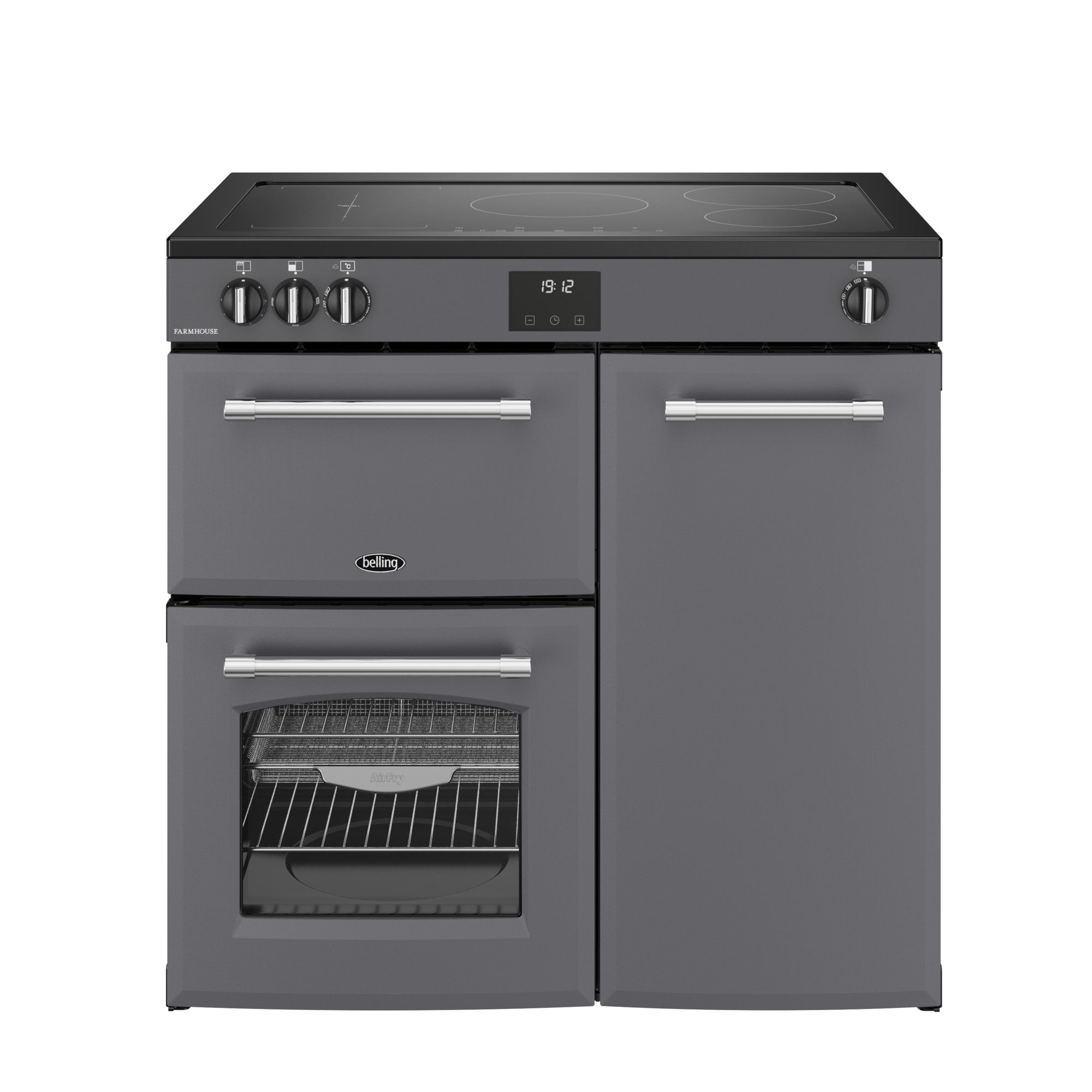 Belling 444411822 - Range Cooker - Electric - Induction Hob - Anthracite