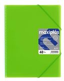 Grafoplas 39834625 map met 40 hoesjes, neongroen, A4