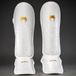 Venum Contender 1.5 XT 3D Scheenbeschermers – Blanc/Or – Kickboxing & Muay Thai - L