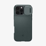 Spigen Optik Armor (MagFit) Hoes Groen voor Apple iPhone 16 Pro Max