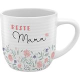 GRUSS & CO Tasse mit Rillen "Beste Mama"