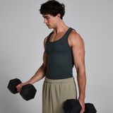 MyProtein MP Men's Lift Ribbed Muscle Fit Tank - Washed Black - L